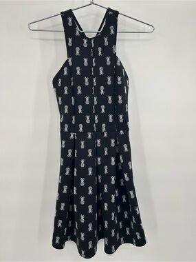 Hollister Y2K Pineapple Print Mini Dress XS